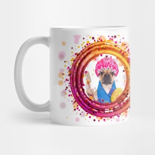 funny pug mom Mug